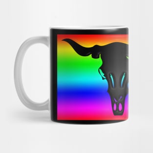 Western Era - Ox Head Skeleton Mug